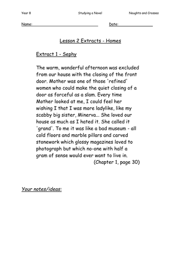 Noughts and crosses book series picture