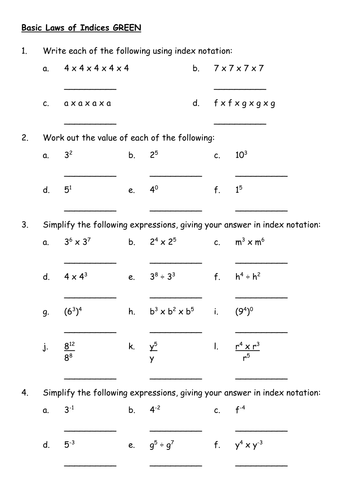 Worksheets Evaluate Algebraic Expressions Worksheet evaluate each expression worksheet delibertad laws of indices by piximaths teaching resources tes these expressions