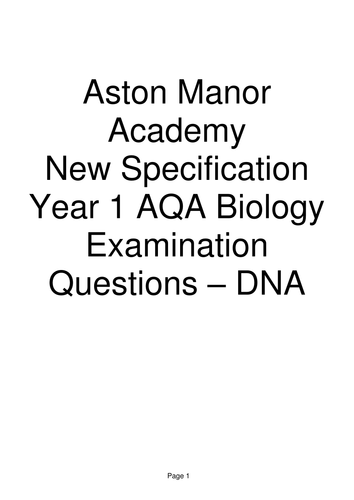 Aqa a level biology essay questions