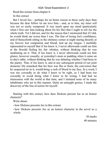 Great expectations themes essay
