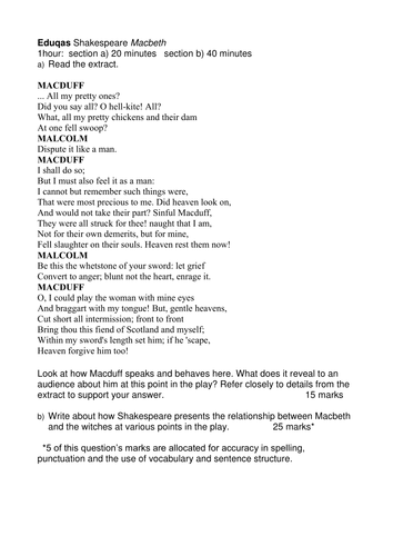 Aqa english literature paper 2 mark scheme image