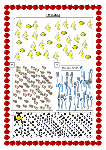 Worksheets Estimating Worksheets estimating activities by sairer teaching resources tes