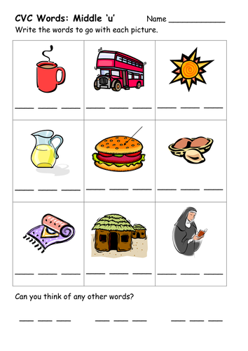 Worksheets Cvc Worksheet cvc word worksheets by ehazelden teaching resources tes