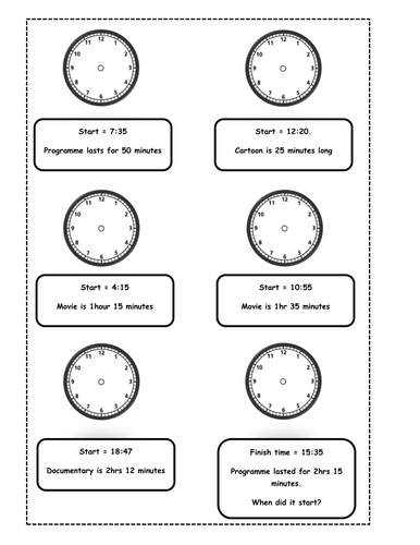 Practical Numeracy Activities Year 1 Movie