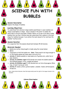 KS1 and KS2 - Science Lesson Plan (x2) - Water Filters and Bubbles by ...