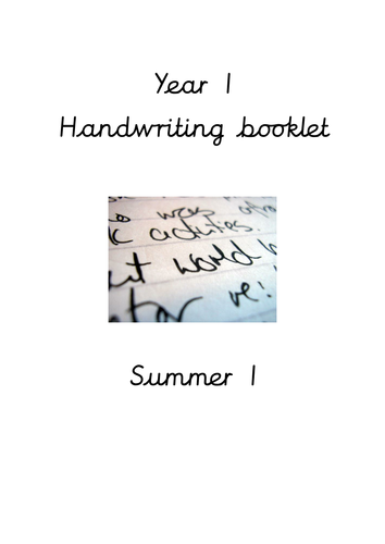 handwriting booklet uk Spelling and Handwriting Year 1 booklet beckieb1984 by