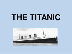 Titanic Lesson | Teaching Resources