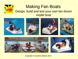 Make a Fan Boat: Electricity Materials Forces KS2 