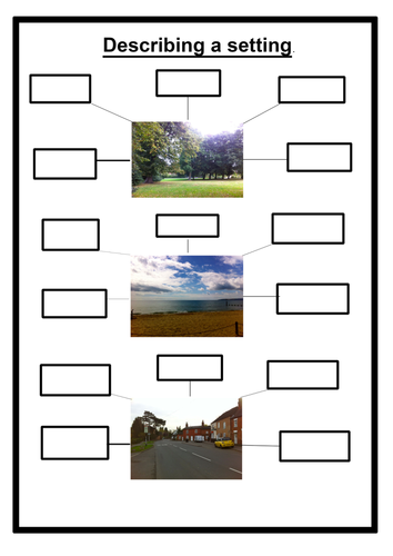Setting description examples ks3 picture