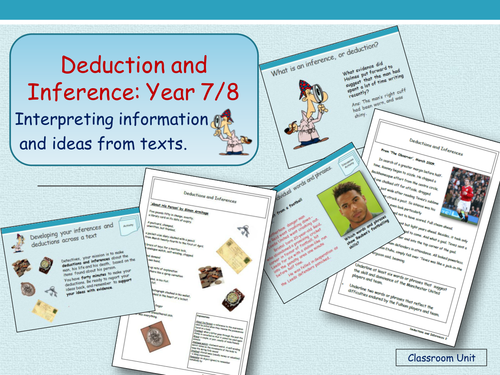 Deductions and Inferences (Years 7 and 8)