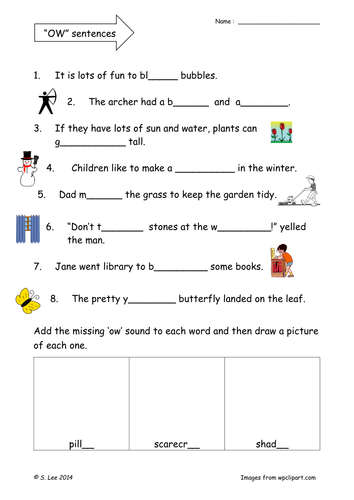 Vowel Digraphs: Set 4 O sound by jamakex - UK Teaching Resources - TES