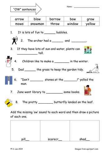 Vowel Digraphs: Set 4 O sound by jamakex - Teaching Resources - TES