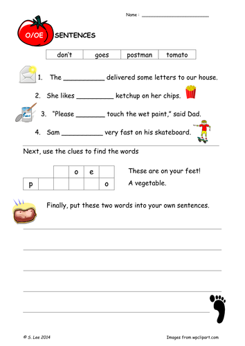 Vowel Digraphs: Set 4 O sound