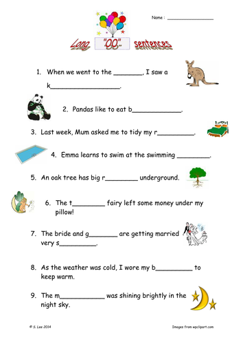 Vowel Digraphs: Set 5 OO sound | Teaching Resources