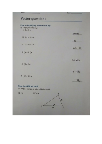 GCSE Vectors