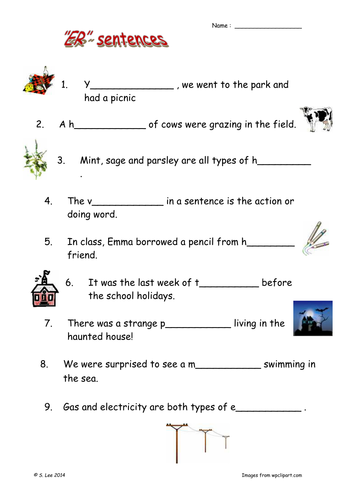 Vowel Digraphs:  Set 7 IR,UR,ER Sound