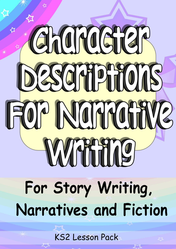 novel writing describing characters