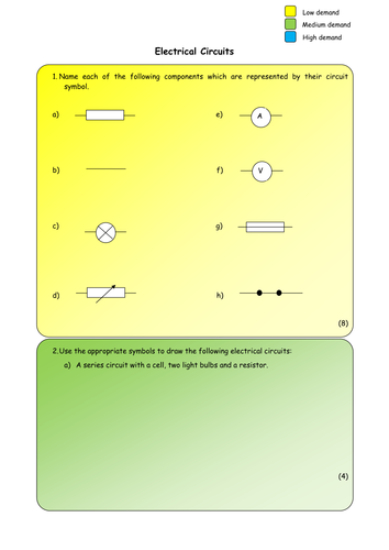 Physics: Electrical circuits