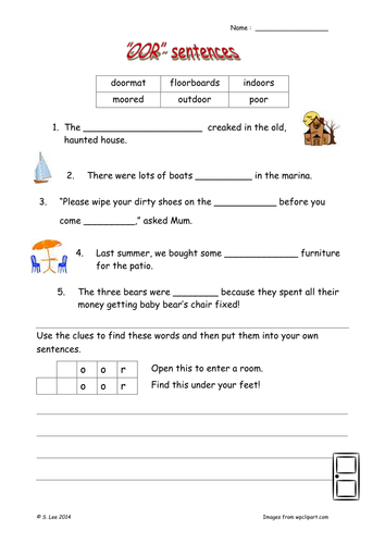 Vowel Digraphs: Set 9 OR sound | Teaching Resources