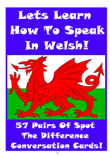 57 Welsh Setting Cards For Conversation Practice