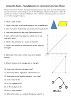 GCSE Foundation Maths Revision Worksheets by GazzaM - UK Teaching