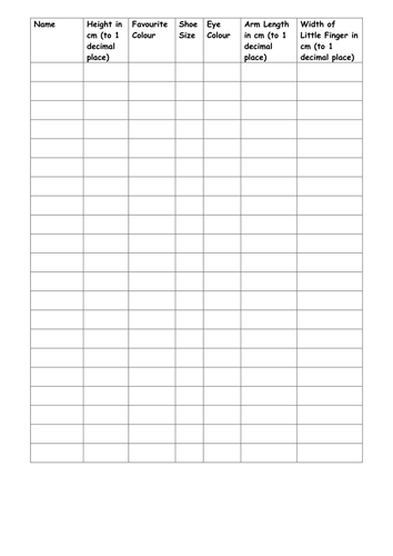 Data Collection Lesson | Teaching Resources