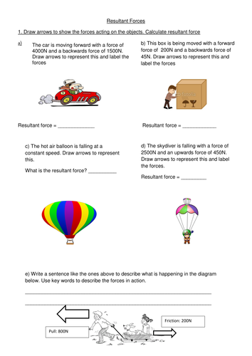 force-diagrams-worksheet