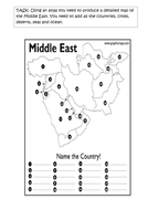 Middle East Map Skills | Teaching Resources