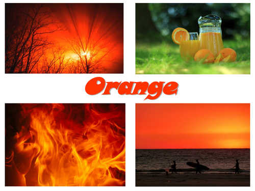 30 Orange Photos Presentation. Also Great For Display Work.