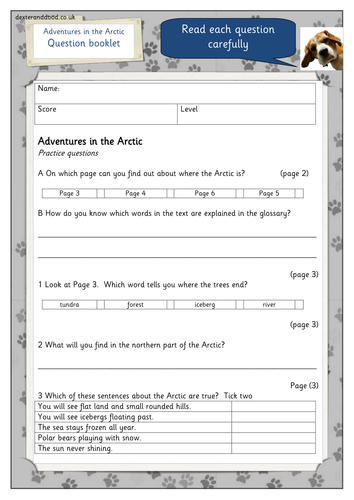 year 2 reading assessment without levels teaching resources