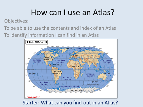 How Can I Use An Atlas Teaching Resources