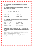 Inverse operations (year 4) | Teaching Resources