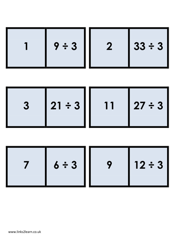 Sample Of A Wide Range Of 3 Times Table Activities And Games Teaching Resources