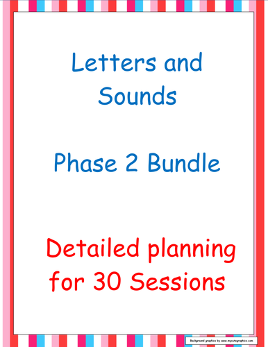 Phase 2 Letters and Sounds - Value Bundle - Planning, PowerPoints and ...