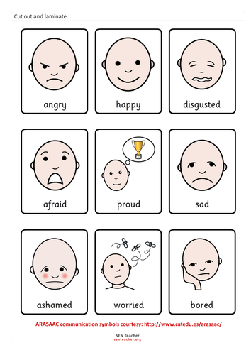 Facial Expression Cue & Matching Cards | Teaching Resources