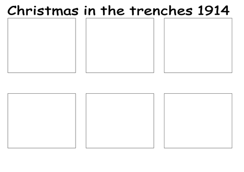 Y8 WW1 Christmas in the Trenches | Teaching Resources