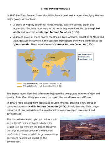 GCSE Geography Revision: Develpment Dilemmas | Teaching Resources
