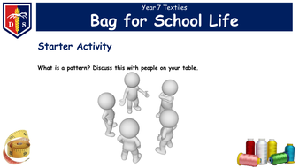 year 7 textiles project teaching resources