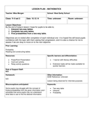 Two-Way-Tables FULL LESSON | Teaching Resources