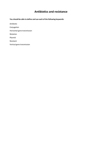 Worksheets Genetic Variation Worksheet aqa as classification and genetic diversity worksheets by pgs13 antibiotics resistance worksheet docx
