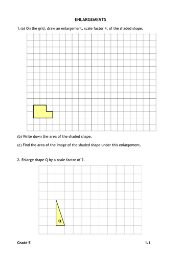 GCSE Enlargements by keitheames - Teaching Resources - TES