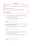 Writing simple formula | Teaching Resources