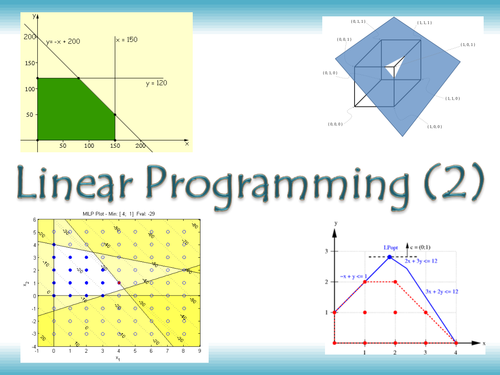 Linear Programming | Teaching Resources