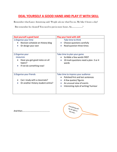 GCSE HISTORY MOCK REVIEW