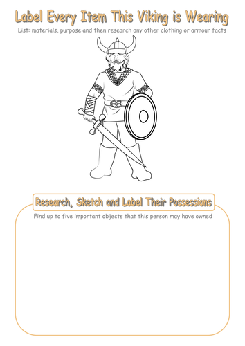 viking clothing primary homework help