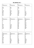 Dyslexia Friendly Spelling Lists Ks1 And Ks2 Big Spellings By 