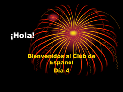 Club De Español Día 4 Las Cosas De Clase Y Los Colores