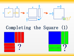 Completing the Square | Teaching Resources