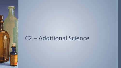 Edexcel C2 Topic 5 Chemical Reactions Teaching Resources 4576