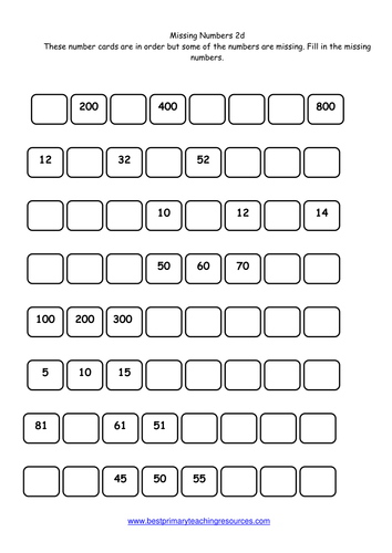 Maths Worksheets Year 2 | Teaching Resources